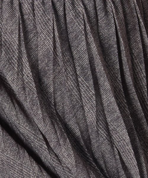 LAPINE BLANCHE(ラピーヌ　ブランシュ)/【セットアップ対応】モナリザグレンチェックプリント プリーツスカート/img05