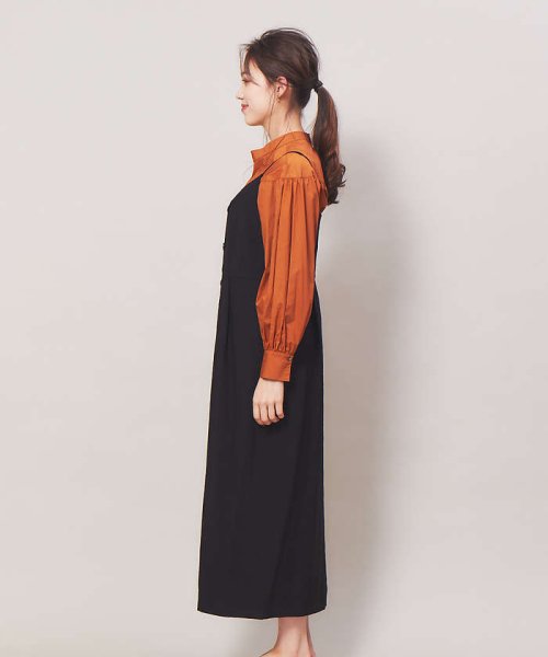 大型セール ルージュヴィフラクレ Rouge セール ビスコースフロントボタンキャミワンピース Vif La Cle 通販 高島屋 Www Essen In Dieburg De