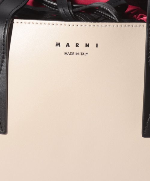 MARNI(マルニ)/【MARNI】トートバッグ/GUSSET【ANTIQUE WHITE+RED+BLACK】/img04