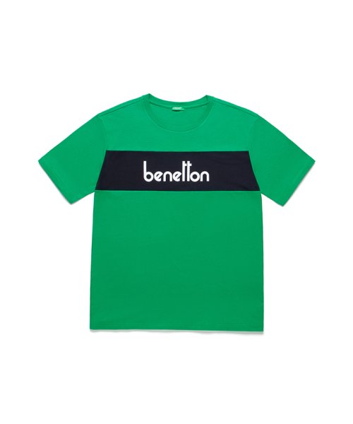BENETTON (mens)(ベネトン（メンズ）)/パネルロゴ半袖Tシャツ・カットソー/img37