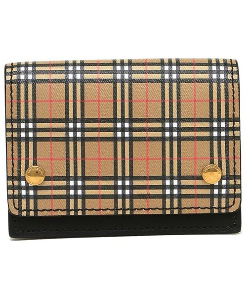 BURBERRY(バーバリー)/バーバリー カードケース レディース BURBERRY 4077862 70450 ブラック ベージュ/img04