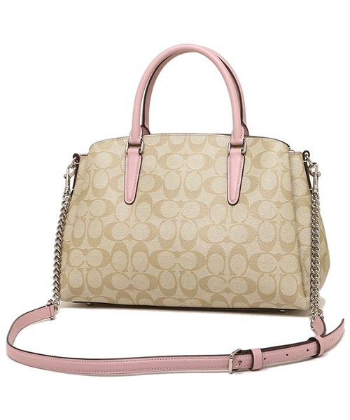 COACH(コーチ)/コーチ トートバッグ ショルダーバッグ アウトレット レディース COACH F29683 SVOSA ライトカーキ ピンク/img05