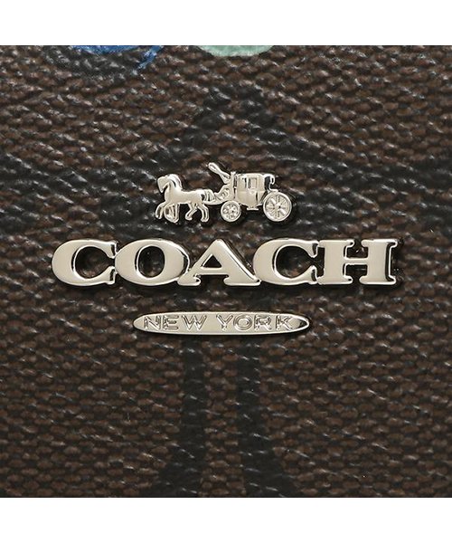 COACH(コーチ)/コーチ ポーチ アウトレット レディース COACH F37566 SVN2R ブラウンブラック マルチ/img05