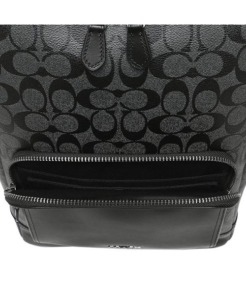 コーチ リュック アウトレット メンズ Coach F Qbmi5 グレー ブラック コーチ Coach Magaseek