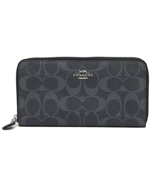 COACH(コーチ)/コーチ 長財布 アウトレット レディース COACH F57665 SVM2Q ネイビー/img04