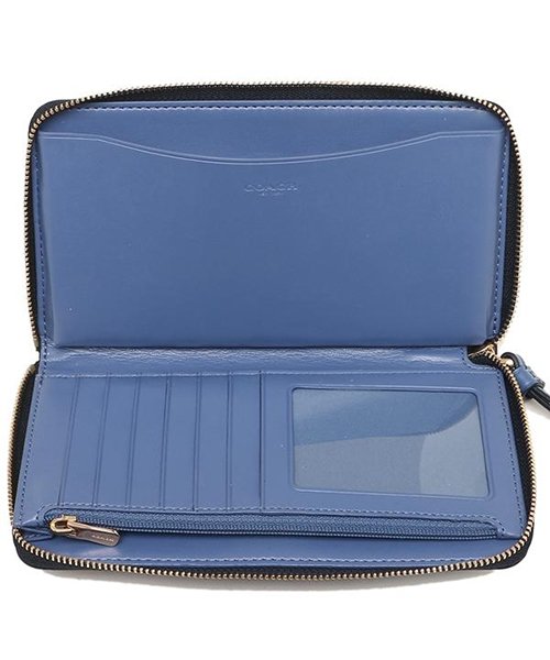 COACH(コーチ)/コーチ 長財布 アウトレット レディース COACH F73008 IMNAY ネイビー マルチ/img03