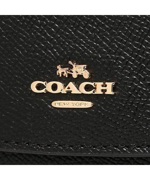 COACH(コーチ)/コーチ 三つ折り財布 アウトレット レディース COACH F87588 IMBLK ブラック/img05