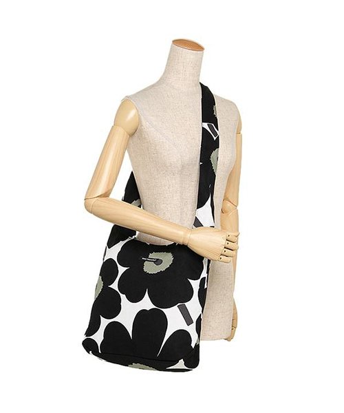 Marimekko(マリメッコ)/マリメッコ バッグ MARIMEKKO 042630 030 UNIKKO CLOVER ショルダーバッグ レディース BLACK/WHITE/img03