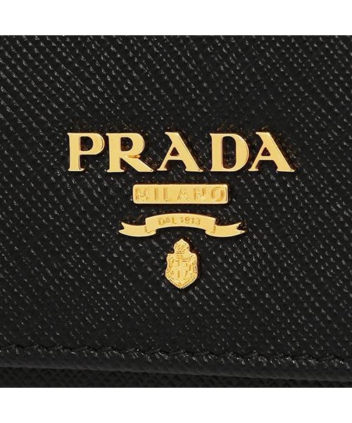 PRADA(プラダ)/プラダ 折財布 レディース PRADA 1MH176 QWA F0002 ブラック/img05