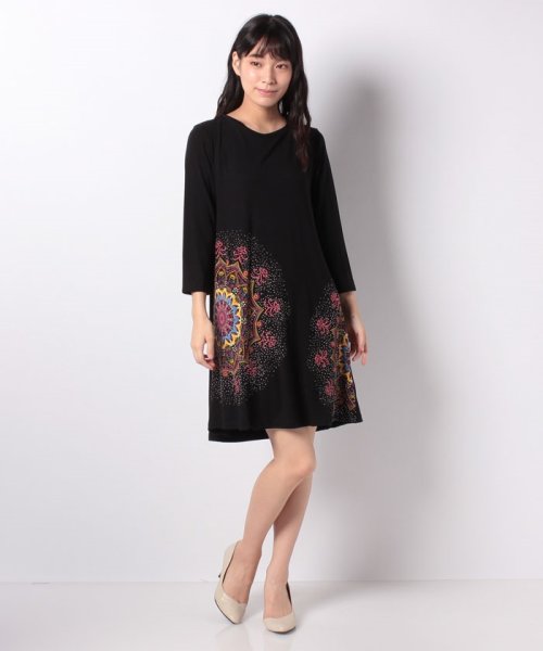 Desigual(デシグアル)/WOMAN KNIT DRESS 3/4 SLEEVE/img03