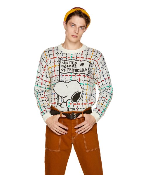 セール 50 Off スヌーピーコラボ クルーネックニット セーターjcc ベネトン メンズ Benetton Mens Magaseek セール 50 Off スヌーピーコラボ クルーネックニット セーターjcc ベネトン メンズ Benetton Mens Magaseek