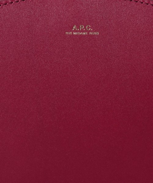 A.P.C.(アーペーセー)/【A.P.C.】ハーフムーンショルダーバッグ/SAC DEMI－LUNE【ROUGE FONCE】/img04