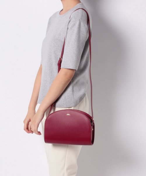 A.P.C.(アーペーセー)/【A.P.C.】ハーフムーンショルダーバッグ/SAC DEMI－LUNE【ROUGE FONCE】/img05