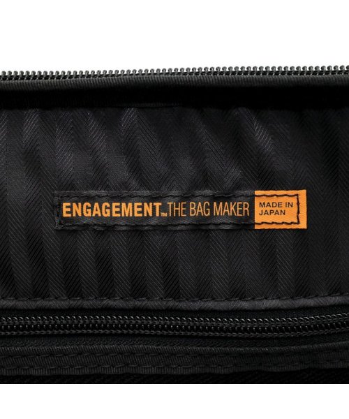 エンゲージメント リュック ENGAGEMENT BACKPACK バックパック ビジネスリュック 耐水 A4 EGCBP－001 ジップポケット ×2 内蔵］