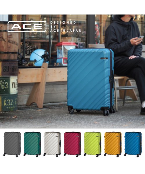 ACE DESIGNED BY ACE(エースデザインドバイエース)/エース スーツケース 90L － 111L 拡張機能 受託無料 158cm以内 Lサイズ 軽量 大型 大容量 オーバル ACE 06423 キャリーケース/img17