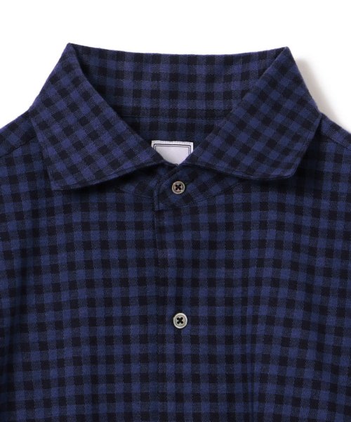 セール Sd Albini社製生地 ギンガムチェック ジャージー ワンピースカラー シャツ シップス メン Ships Men Magaseek