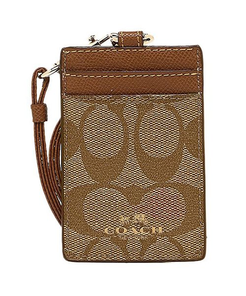 COACH(コーチ)/コーチ 定期入れ アウトレット COACH F63274 IDランヤード シグネチャー コーティング キャンバス パスケース/img03