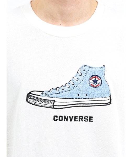 m.f.editorial(エムエフエディトリアル)/【WEB販売】コンバース/CONVERSE 裏毛サガラ刺繍クルーネックプルオーバー/img05