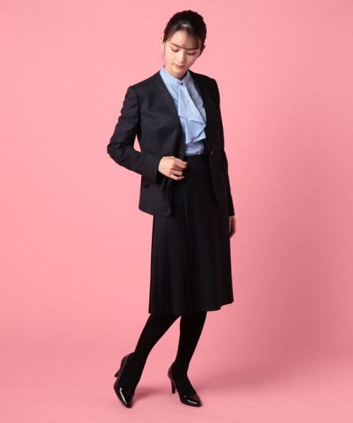 セール】【セットアップ対応商品】ロロピアーナノーカラージャケット  