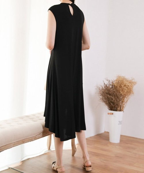 セール フィッシュテール ワンピース ノースリーブ 膝丈ワンピース 夏ワンピース カジュアル ミニミニストア Miniministore Magaseek