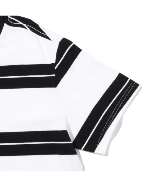 Levi's(リーバイス)/リラックスグラフィックTシャツ BABY TAB BOLT STRIPE WHITE/ BLACK STRIPE/img04