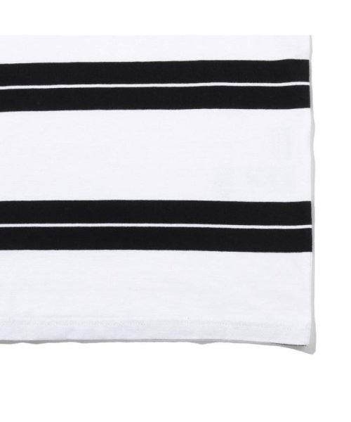 Levi's(リーバイス)/リラックスグラフィックTシャツ BABY TAB BOLT STRIPE WHITE/ BLACK STRIPE/img05