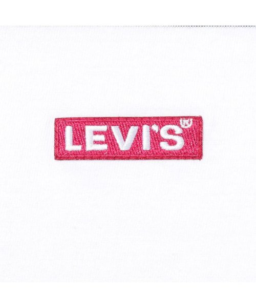 Levi's(リーバイス)/リラックスグラフィックTシャツ BABY TAB BOLT STRIPE WHITE/ BLACK STRIPE/img06
