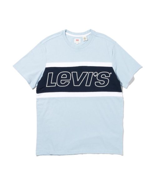 Levi's(リーバイス)/カラーブロックTシャツ JERSEY COLORBLOCK SKYWAY/ WHITE/ DRESS/img01