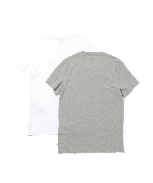 Levi's(リーバイス)/2パックTシャツ HM WHITE/ MID TONE GREY HEATHER/img01