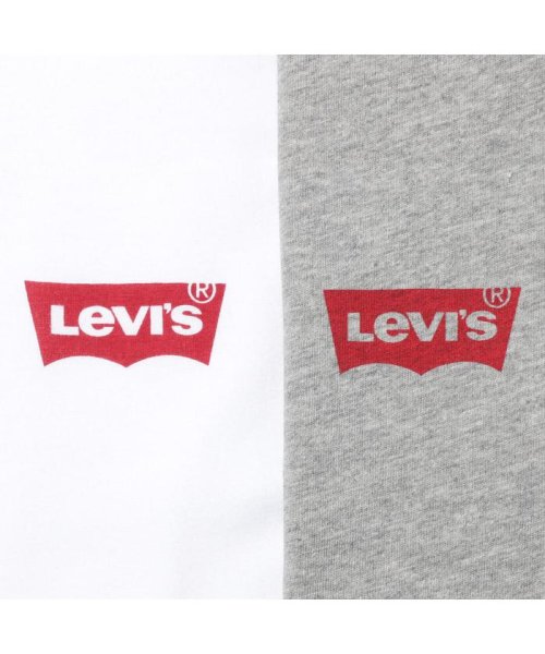 Levi's(リーバイス)/2パックTシャツ HM WHITE/ MID TONE GREY HEATHER/img08