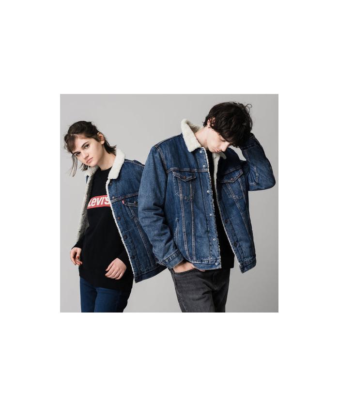 levis sherpa light blue