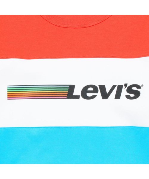 Levi's(リーバイス)/カラーブロックスウェットシャツ PIECED TOP ORANGE/img06