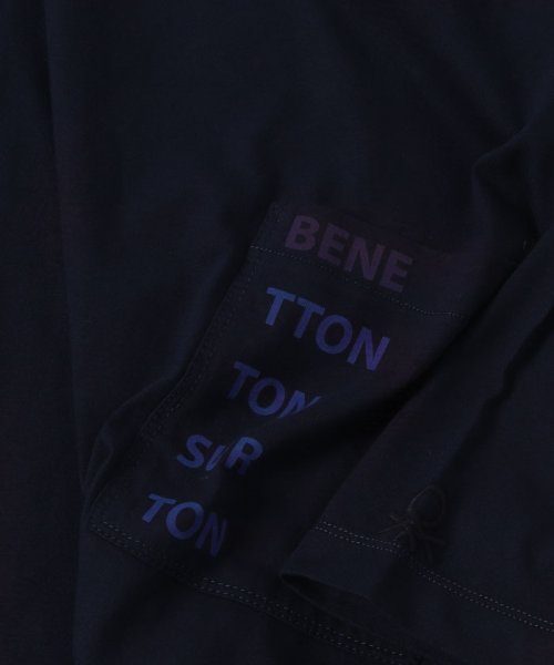 BENETTON (women)(ベネトン（レディース）)/コットンポケット付きブランドロゴTシャツ・カットソー/img12