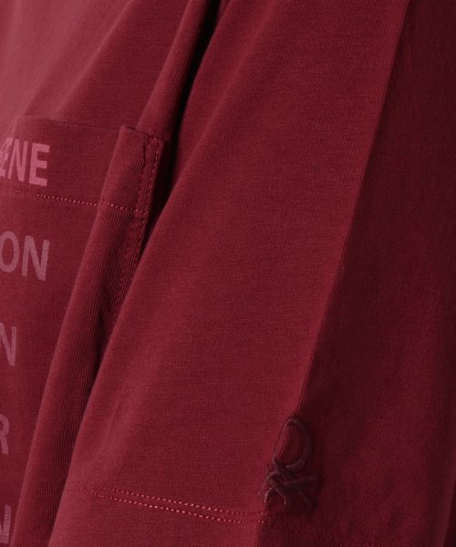 BENETTON (women)(ベネトン（レディース）)/コットンポケット付きブランドロゴTシャツ・カットソー/img20