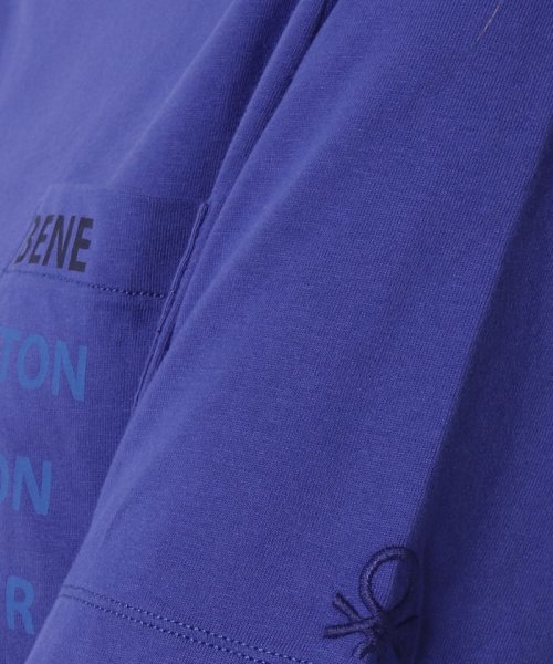 BENETTON (women)(ベネトン（レディース）)/コットンポケット付きブランドロゴTシャツ・カットソー/img24