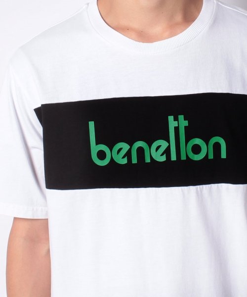 BENETTON (mens)(ベネトン（メンズ）)/パネルロゴ半袖Tシャツ・カットソー/img08