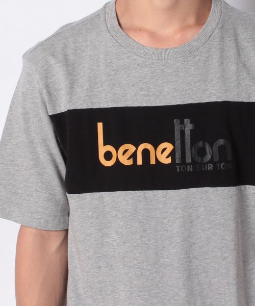 BENETTON (mens)(ベネトン（メンズ）)/パネルロゴ半袖Tシャツ・カットソー/img18