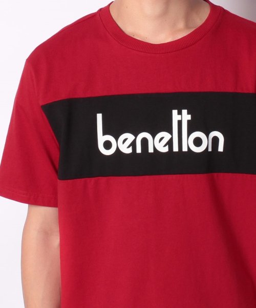 BENETTON (mens)(ベネトン（メンズ）)/パネルロゴ半袖Tシャツ・カットソー/img22