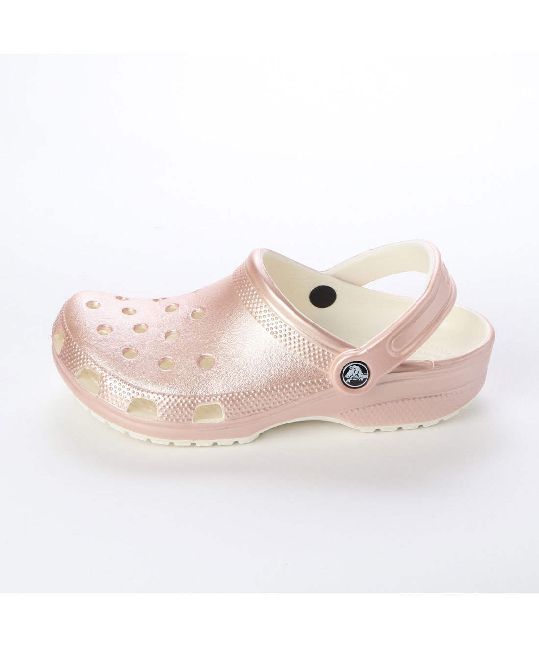 classic metallic clog