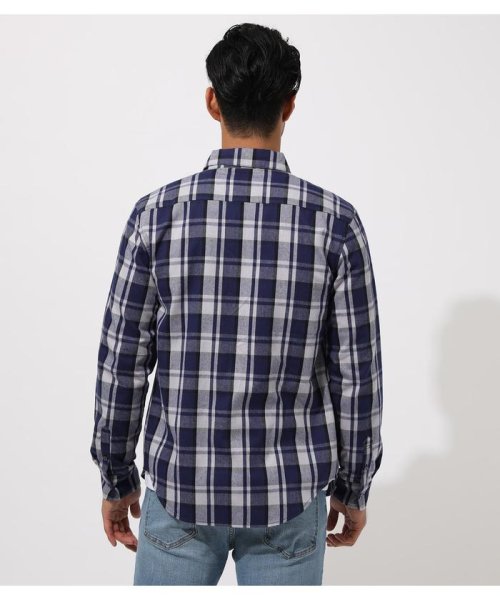 AZUL by moussy(アズールバイマウジー)/PIQUE CHECK SHIRT/img13