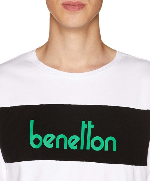 BENETTON (mens)(ベネトン（メンズ）)/パネルロゴ半袖Tシャツ・カットソー/img03
