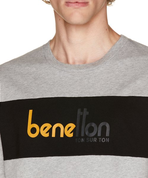 BENETTON (mens)(ベネトン（メンズ）)/パネルロゴ半袖Tシャツ・カットソー/img13