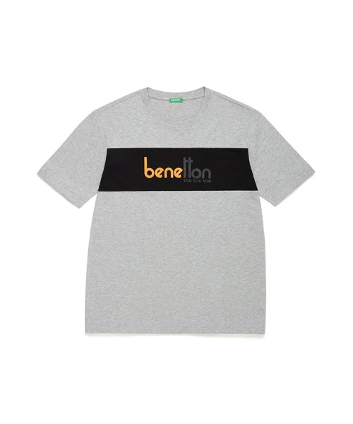 BENETTON (mens)(ベネトン（メンズ）)/パネルロゴ半袖Tシャツ・カットソー/img14