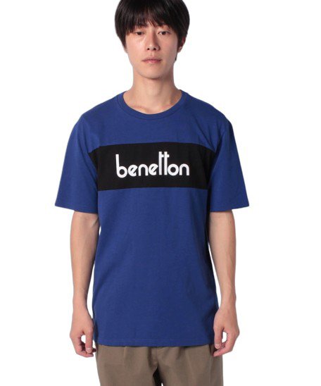 BENETTON (mens)(ベネトン（メンズ）)/パネルロゴ半袖Tシャツ・カットソー/img28