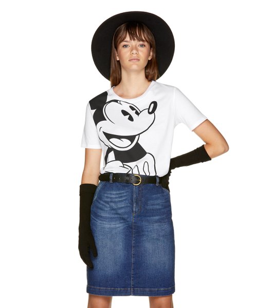 BENETTON (women)(ベネトン（レディース）)/【Disney（ディズニー）コラボ】ミッキーマウス半袖Tシャツ・カットソー/img03