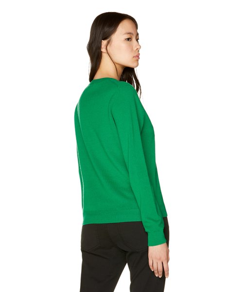 BENETTON (women)(ベネトン（レディース）)/バージンウールラウンドネックカーディガン/img89