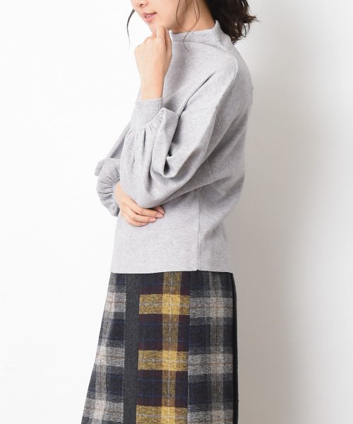 INTERPLANET(インタープラネット)/総針ボトルネックボリューム袖プルオーバー/img02