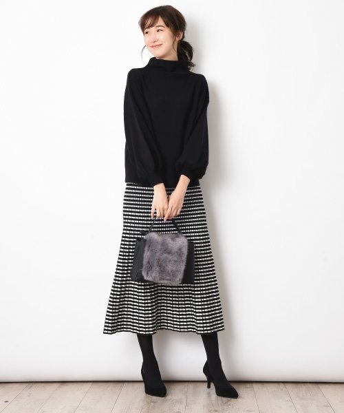 INTERPLANET(インタープラネット)/総針ボトルネックボリューム袖プルオーバー/img06