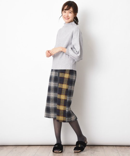 INTERPLANET(インタープラネット)/総針ボトルネックボリューム袖プルオーバー/img07