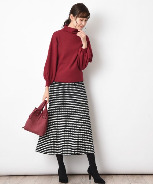 INTERPLANET(インタープラネット)/総針ボトルネックボリューム袖プルオーバー/img08